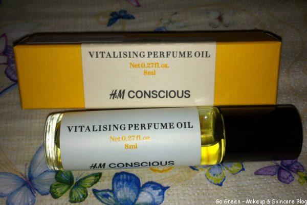 Recension HM Conscious Ecocert Hudvård Vitalising perfume oil 