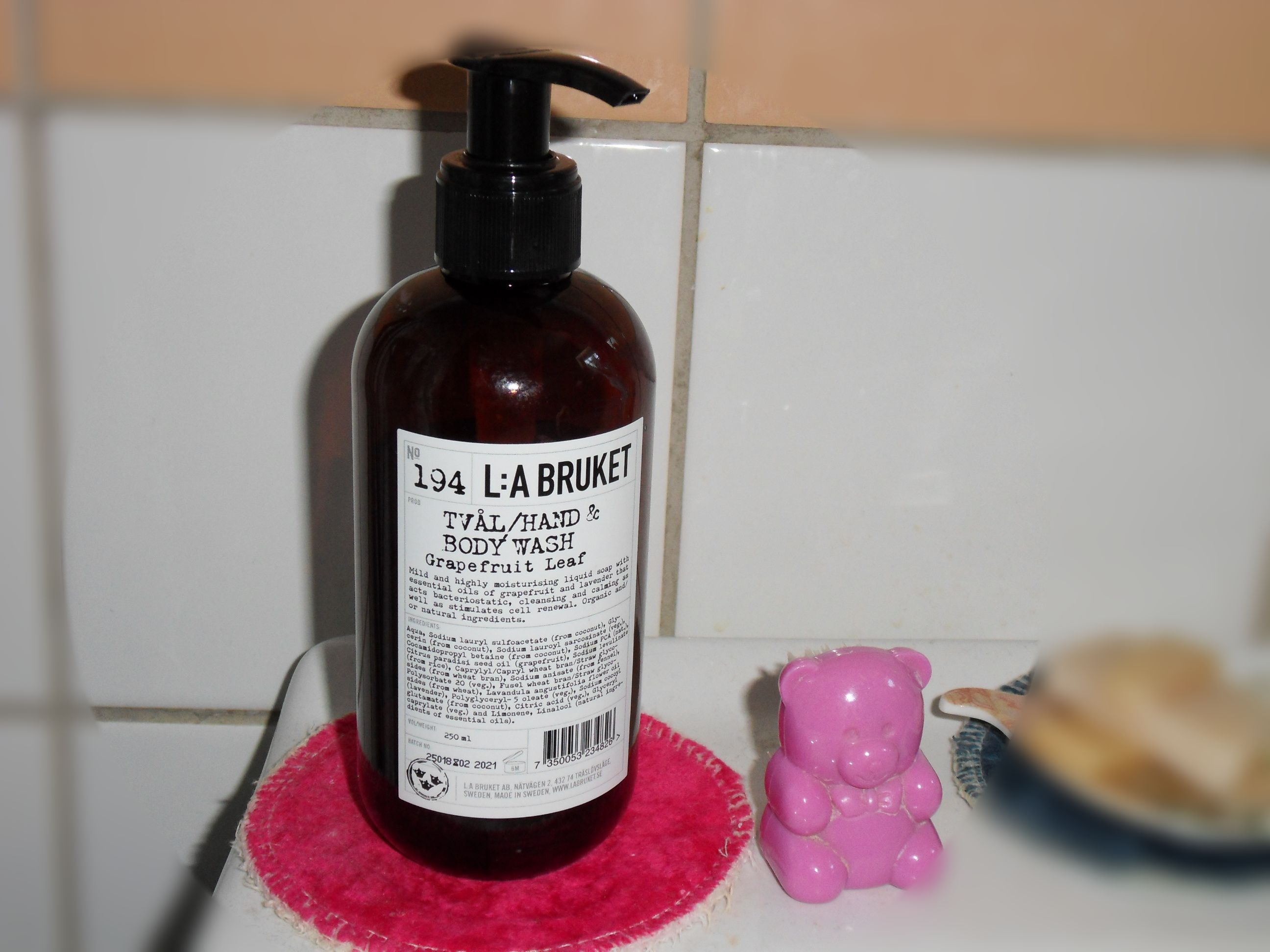 hand and body wash grapefruit leaf